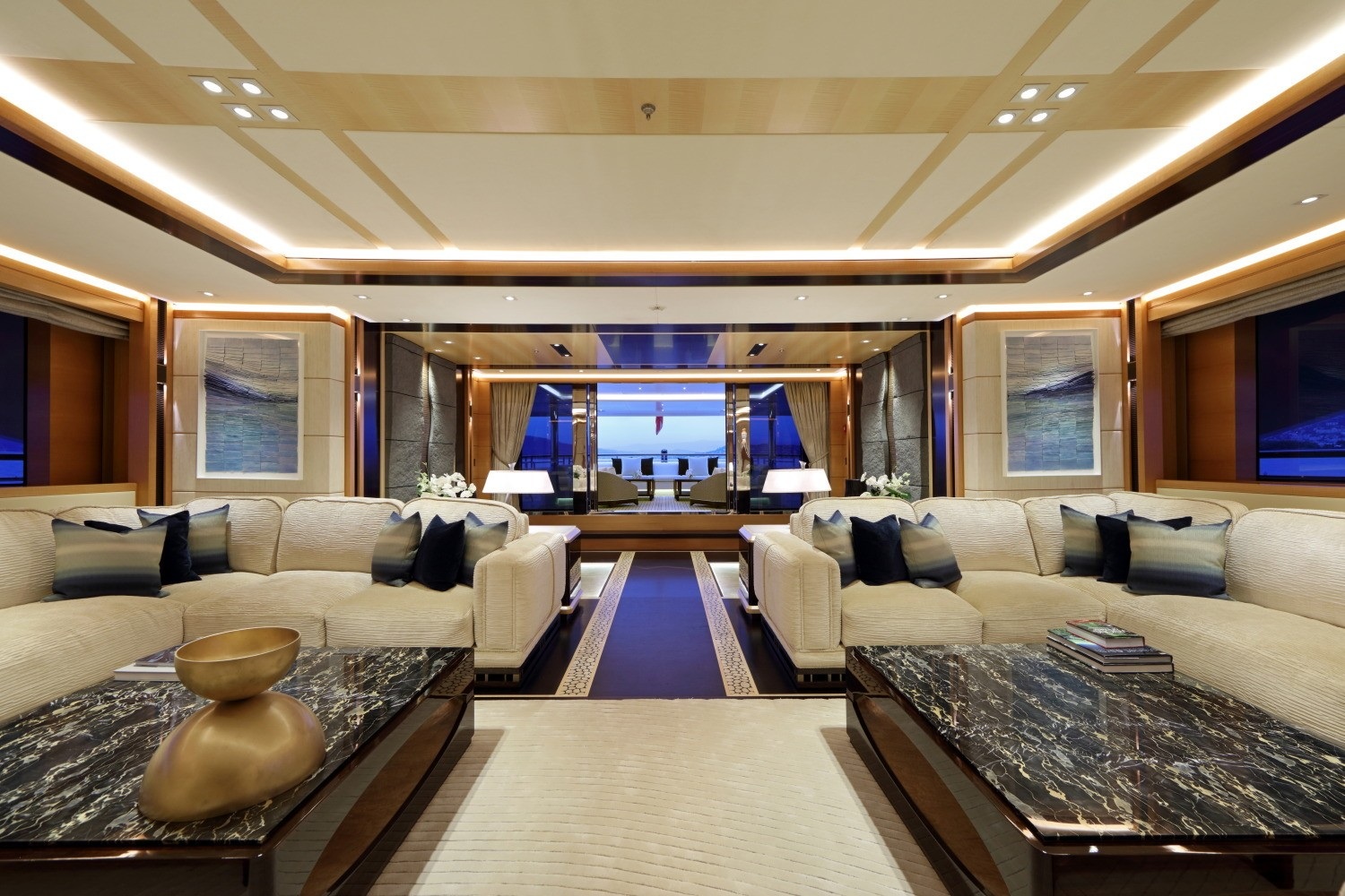 most luxurious yacht interior