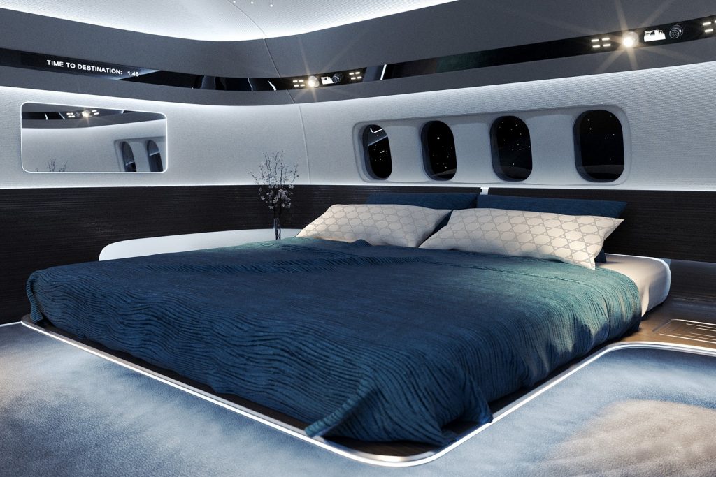 22 Private Jet Bedrooms with Luxury Interior Design