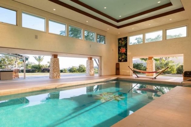 luxury home pool