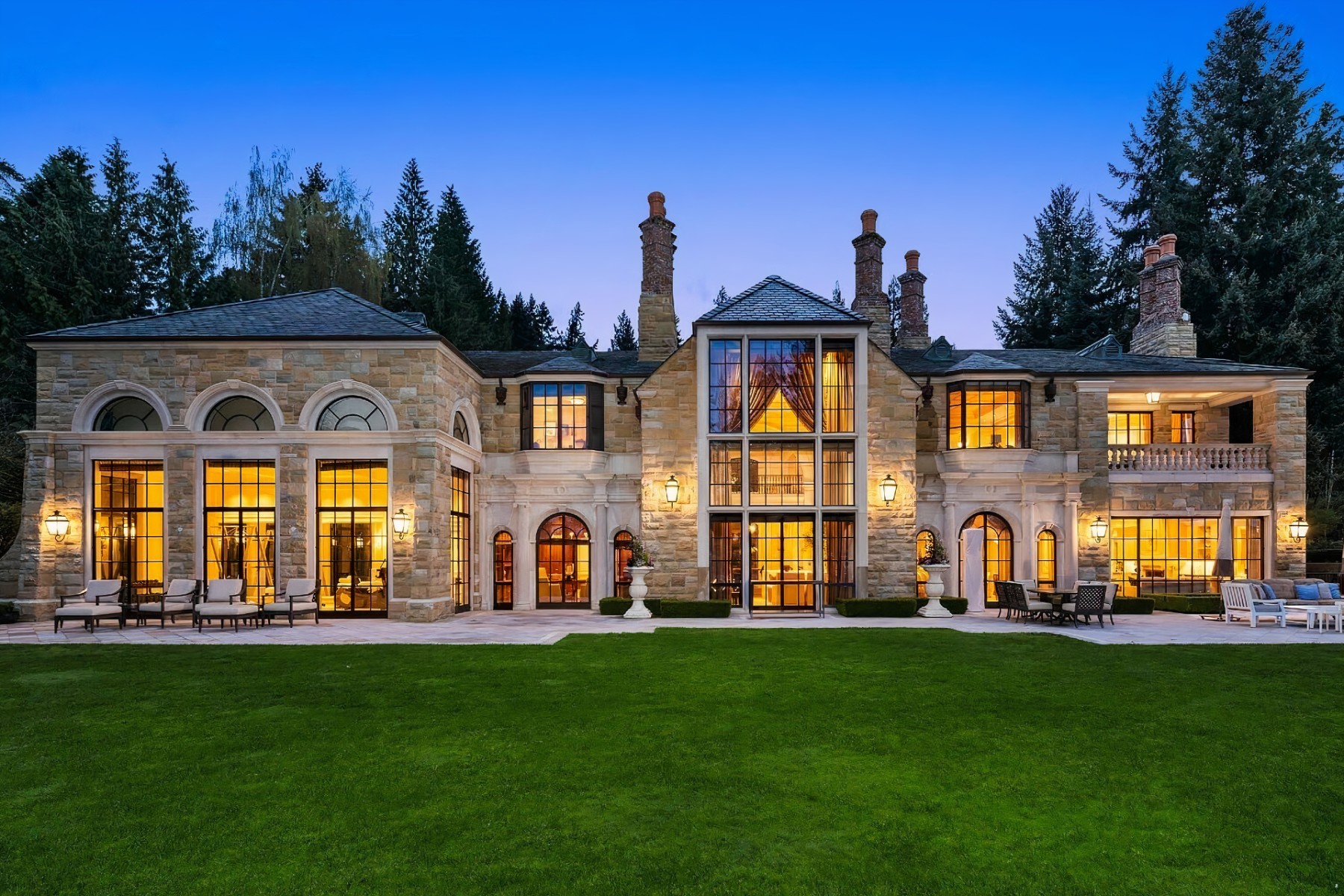 Luxurious real estate and architecture