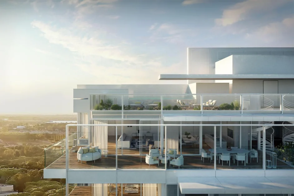 Richard Meier Tower: Deluxe Apartments For Sale In The Jesolo Lido 